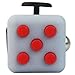 Stress Cube Toy for Adults and Children to Relieve Stress And Anxiety By FIDGETERRELAX (Gray-Red)