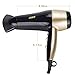 Hair Dryer 1875W Hair Blow Dryer Lightweight Ionic Blower Low Noise 2 Speed 3 Heat Settings (Black)