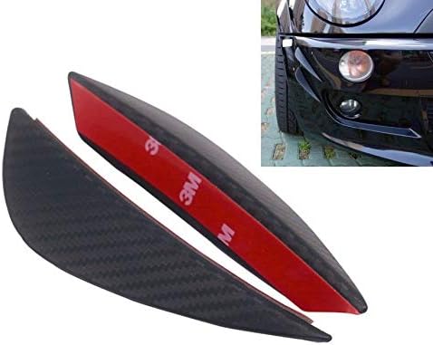 Self Adhesive Front Bumper Carbon Canards Lip Splitter Fins Civic Glanza JDM x2