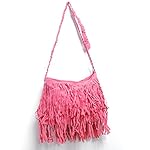 Excellent B529 Ladies Handbag Women's Shoulder Bag Fringed Bag (Rose)