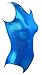 Sookie Active Metallic Sheen Classic Tank Leotard (Ocean Blue, Ladies - Medium)