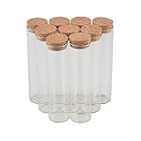 TAI DIAN 30x100mm 50ml Glass Bottles Vials Jars