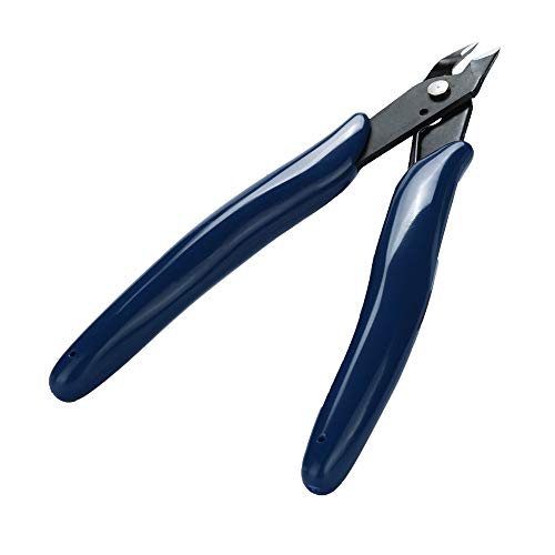 Makeupstore Electrical Wire Cable Cutter, New Durable Cutting Plier Side Snips Flush Pliers and Professional All Purpose Cutter Tool. (Dark Blue)