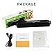 Vacuum Sealer Machine, Moer Sky Food Saver Vacuum Sealer, Multifunction Automatic Vacuum Sealer for Food Preservation, Led Indicator Lights, 25pcs Sealing Bags