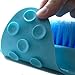 Bath Blossom Foot Scrubber Brush, Free Hanging Hooks, Exfoliating Feet Cleaner Scrub Massager Spa for Shower