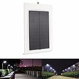 Solar Panel Light, GLISTENY Wall Light Street Light PIR Motion Powered Outdoor Waterproof IP65 Security For Patio Garden Street Home Courtyard Stairs Outside Pathway