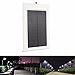 Solar Panel Light, GLISTENY Wall Light Street Light PIR Motion Powered Outdoor Waterproof IP65 Security For Patio Garden Street Home Courtyard Stairs Outside Pathway