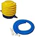 Black Mountain Products Exercise Stability Yoga Ball, Foot Pump, Ball Plug, Plug Puller, 2000 Lbs Static Weight Capacity Antiburst