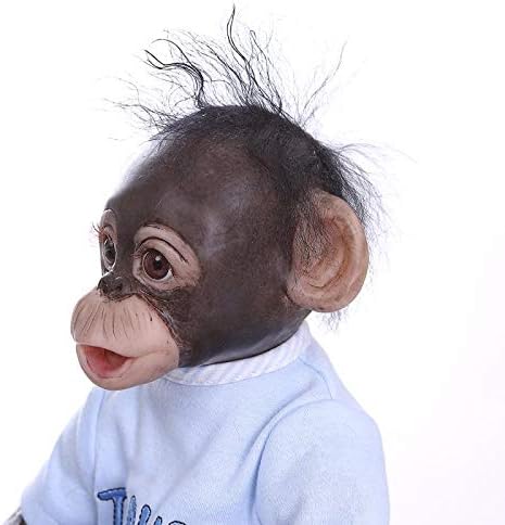 Pinky Reborn Baby Dolls 16inch 40 cm Handmade Newborn Baby Monkey Boy and Girl Dolls Soft Silicone Vinyl Lifelike Reborn Doll Best Gift for Kids Xmas - Image 5