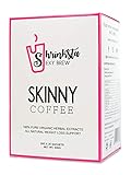 Shrinksta Organic Slimming Weightloss Coffee - All Natural, Vegan Latte, Sugar Free | Perfect On-The-Go Support For The Busy, Health-Conscious | 20 Packets a Box, 3 Flavors Available