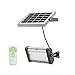 Solar LED Barn Light, 4,000mah Li-ion Battery for Outdoor/Indoor Flood Light with Remote Control, 1,000 Lumen by spc