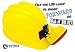 Verisea YELLOW Explorer Miner Helmet with Bright, Directional LED Lights (batteries included) | Fully Adjustable Toy Hard Hats for Any Age, Available in 6 Vivid Colors