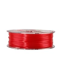 Esun 1,75 mm de vidrio Sandía Rojo PLA Filamento de Impresora 3d 1 kg Spool (2.2lbs), Vidrio Rojo