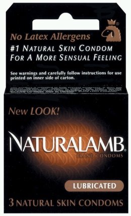 Trojan Naturalamb Luxury Latex Free Condoms, 3 Pack Box