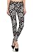 Leggings Depot High Waisted Checkered & Animal Print Leggings for Women-Full Length-R521, Elephant Mandala, One Size
