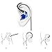 Yi-Tech E6Plus Sound Intone E6 Pro in-Ear Headphones Sport Running Earbuds Noise Isolating Headset with in-Line Mic - Translucent Red/Blue