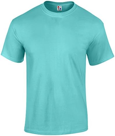 Men's Heavyweight 100% Cotton T Shirt Made in USA by R W &amp; B Outfitters S - 3XL Chalky Mint Extra Large