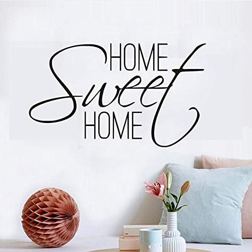 Hogar Dulce Hogar Cotizaciones Etiqueta De La Pared Dormitorio Sala De Estar Fuente Arte Pegatinas De Pared Vinilo Extraible Decoracion De La Casa 73 43 Cm Amazon Es Hogar