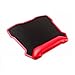 Mouse Pad/Mat, Jelly Comb Large Gaming Mouse Mat Ergonomic Mousepad with Leather Wrist Pad 12’’ X 13’’ Nonskid Base (Red)
