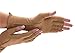 Isotoner Therapeutic Gloves, Open Finger, Large