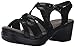 Dansko Women's Stevie Black Lizard Wedge Sandal