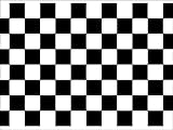 Novelty Black and White Checkerboard A4 Edible