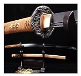 HANBO 1095 Steel Clay Tempered Katana Sword Sharp