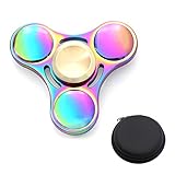 NEWBEA Hand Spinner Tri-Spinner Fidget Spinner Toy Stress Reducer (Metal Dream)