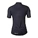 Przewalski Women’s Cycling Biking Jersey, Short Sleeve Bike Shirt, Breathable & Quick Dry (Medium, Black)