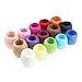 Raffia Paper Ribbon Twine Strings 15 Rolls 15 Colors Set for DIY Craft Gift Box Packing