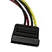 StarTech.com 6in 4 Pin LP4 to SATA Power Cable Adapter - LP4 to SATA - 6in LP4 to SATA Cable - 4 pin to SATA Power