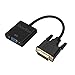 DVI to VGA, ShineKee DVI-D to VGA Male to Female Adapter