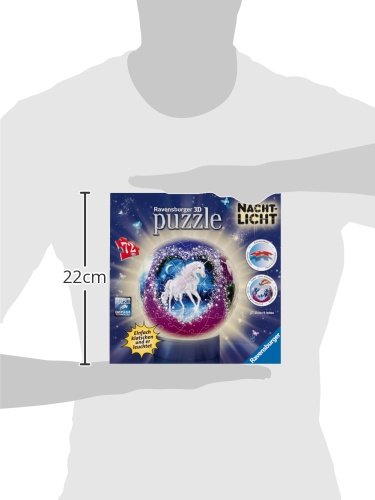 Ravensburger 12149 - Einhörner, Nachtlicht puzzleball, 72 Teile Puzzle – Bild 4