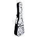 CLOUDMUSIC Soprano Ukulele Case Hawaiian Palm Tree and Coconut Ukulele Backpack 10mm Padded