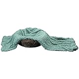 Sunmig Newborn Baby Photo Prop Blanket Rug Background Backdrops Basket Stuffer (Green)
