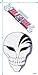 Popfunk Bleach Anime Ichigo Kurasaki and Hollow T Shirt & Stickers (Medium) Black