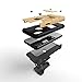 ZIZO Bolt Series for iPhone Xs Max case Military Grade Drop Tested with Tempered Glass Screen Protector, Holster, Kickstand Gold Black