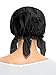 LITHER Women 100% Mulberry Silk Sleep Night Cap Head Cover Bonnet for Hair Beauty