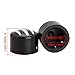 Amazicha Black Front Axle Nut Cover Axle Caps for Harley Softail Electra Road Glides Sportster