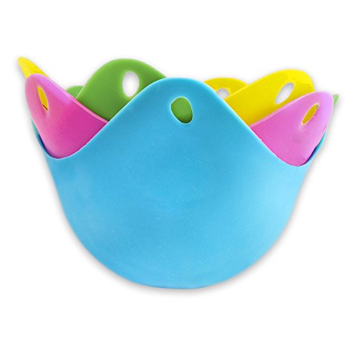 Egg Poachers, Silicone Egg Poaching Cups,, For Microwave or Stovetop Egg Cooking, Kraft Box Packing, Pack of 4 1 Egg Poachers, Silicone Egg Poaching Cups,, For Microwave or Stovetop Egg Cooking, Kraft Box Packing, Pack of 4