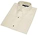 Boys Formal Long Sleeve Tuxedo Shirt G110 (2T, Ivory)