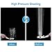 SkyGenius High Pressure Handheld Shower Head, Detachable 3 Spray Settings 4.1inches Hand Held Shower Head W/Hose Bracket(Chrome-finish)