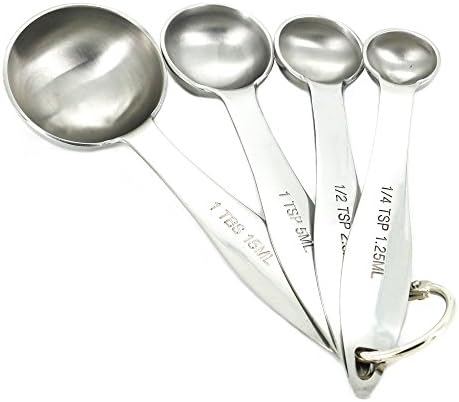 ElecNova 4 pieces Stainless Steel Measuring Spoon