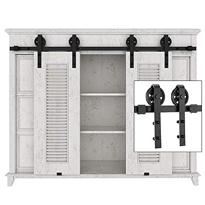 Mini Sliding Barn Door Hardware Track Kit