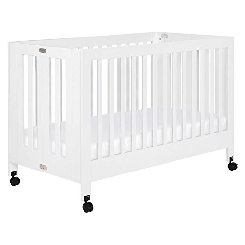 Babyletto Maki Full-Size Folding Crib, White