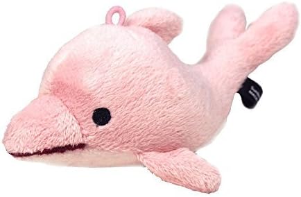 Fluffy's key chain dolphin pink stuffed toy