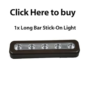 Stick On Led Lights Display Cabinets Closets Under Stair Bedroom
