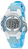Timex Women's T5G891 1440 Sports Digital Blue Floral Fabric Strap Watch