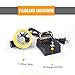 Rechargeable LED Mining Headlamp for Hard Hat Helmet, Explosion-Proof Waterproof Miner Headlight with Clip, Coal Mining Flashlight for Hunting, Fishing, Camping, Construction, Caving, Repair