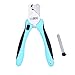ICODE Professional Dog Nail Clippers and Trimmer- Include Safety Guard Safe, Convenient & Easy to Use (Bule)¡­